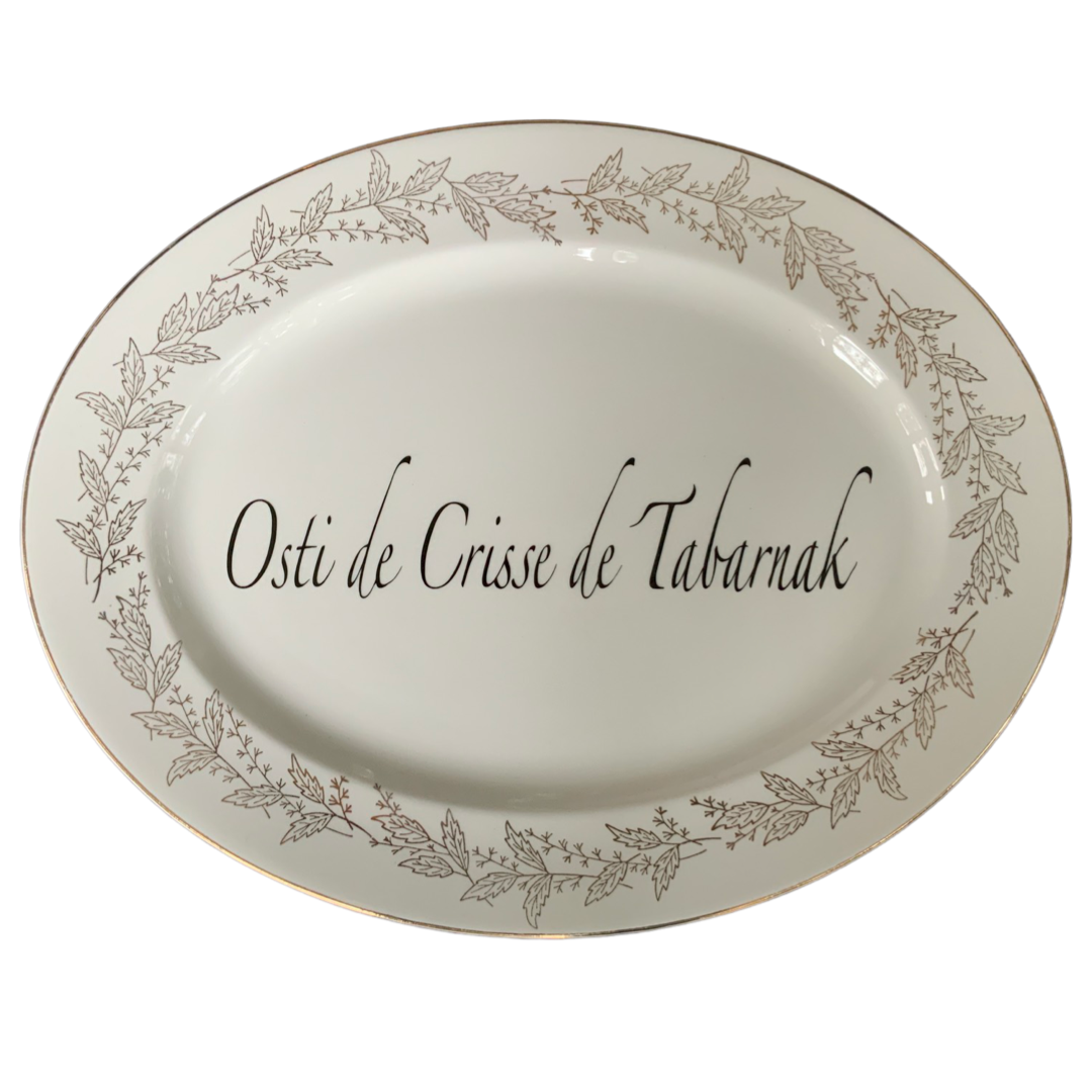 Osti de Crisse de Tabarnak | Bucks Plates